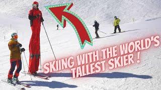 The Worlds Tallest Man on Skis