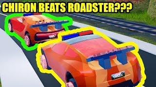 CHIRON is FASTER than the ROADSTER?  Roblox Jailbreak