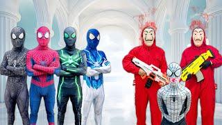 SUPERHEROs ALL STORY   HEY SPIDER MAN  How To Transformation BAD GUYS  Special Live Action 