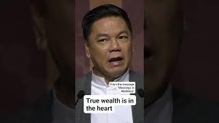 True wealth is in the heart. #edlapiz #kuyaedlapiz #practicaladvice