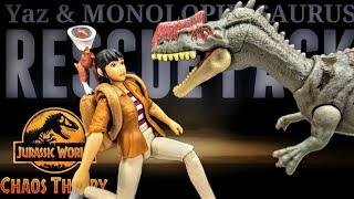 Mattel Jurassic World Chaos Theory Yaz & Monolophosaurus Rescue Pack Review