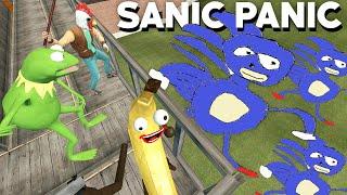 WE BUILD TO SURVIVE SANIC Garrys Mod Gameplay Nextbot Attack