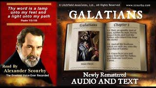 48  Book of Galatians  Read by Alexander Scourby AUDIO and TEXT  FREE on YouTube  GOD IS LOVE