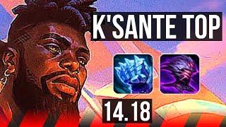 KSANTE vs JAX TOP  914 6 solo kills 500+ games  EUW Master  14.18