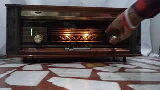 Vintage Old Philips Valve wooden radio working condition @shantishop1014