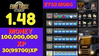 How to Install Euro Truck Simulator 2 1.48 MONEY & XP MOD  ETS2 MODS