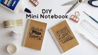  DIY mini notebook⎪how to make notebook 