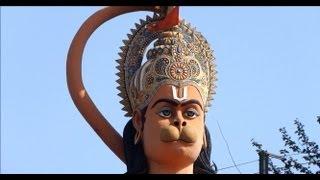 A Giant Hanuman Statue in Delhi