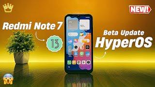 Install HyperOS on Redmi Note 7  Android 13  HyperOS Beta Update