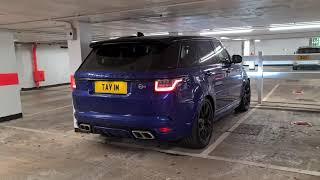 Range Rover Sport SVR Sound Underground Carpark