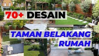 DESAIN TAMAN BELAKANG RUMAH MEWAH MINIMALIS TERBARU 2023