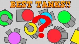 TOP 3 BEST DIEP.IO TANKS  Most Overpowered Builds  Diepio