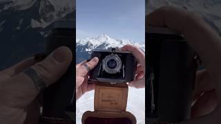 Shooting Mountains On A 1940s Film Camera  #expiredfilmclub #filmcamera #mountains #shorts #fyp