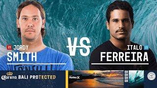 Jordy Smith vs. Italo Ferreira - Semifinals Heat 2 - Corona Bali Protected 2018