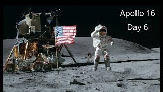 Apollo 16 Full Mission Day 6 - Moon Walk 1