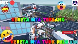 AWAS Game Kereta Api Indonesia Keren ada Di Roblox KERETA NYA BISA TERBANG SAMA TURU WOW