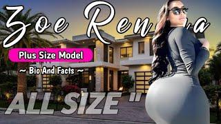 Zoe Renena  American Curvy Model Instagram Star Content Creator Brand Ambassador Biography