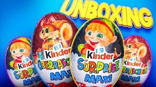Kinder Surprise Maxi Unboxing  The Great Toy Unboxing Adventure  Opening  Kids World