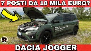 LAUTO 7 POSTI PIÙ ECONOMICA DITALIA? DACIA JOGGER - da 18.500 euro? - Test Drive PRO e CONTRO