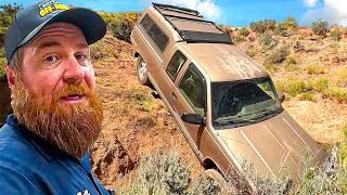 Not This Hole AGAIN? Chevy Silverado Crashes Off The Trail