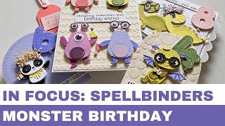 #269 In Focus Spellbinders Monster Birthday Collection