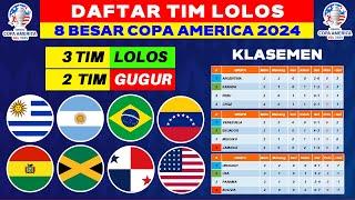 URUGUAY LOLOS Daftar 3 Negara Lolos 8 Besar Copa America 2024