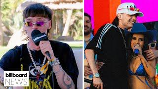 Peso Pluma On Performing With Becky G At Coachella Billboard Chart Success & More  Billboard News