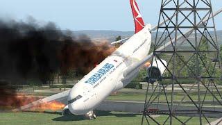 Heroic Pilots Promoted After Emergency Landing with Engines on Fire in X-Plane 11