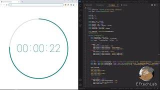 JavaScript Project Countdown Timer with Progress Indicator
