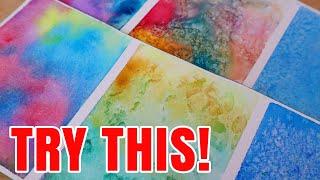 3 Fun and Easy Watercolor Techniques to Try with Kids