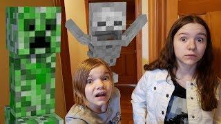 Chased By A Creeper  Minecraft Treasure Hunt