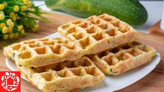 I dont get tired of cooking them 4 days in a row Waffles from Zucchini