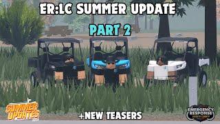 ERLC Summer Update Part 2 ATVs New Cars Map Expansion Teasers