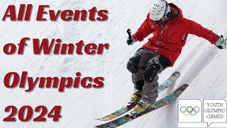 All Sports of Youth Winter Olympics 2024 Gangwon Korea