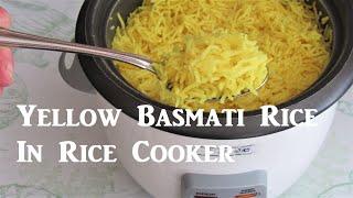 How to Cook Basmati Yellow Rice  Rice Cooker Recipes#Recipe457CFF