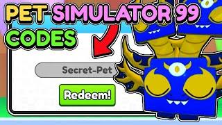 This *SECRET CODE* GIVES FREE HUGE PETS in Pet Simulator 99