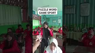 PERMAINAN PUZZLE WORD GAME OLAHRAGA ‼️