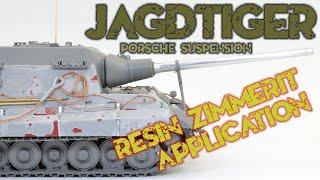 JAGDTIGER - building the beast with Porsche suspension Blitz by Takom 8003 Jägermeister