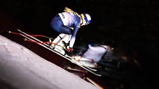 Skiing The World’s Hardest Ski Run In The Dark  Lindsey Vonn