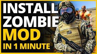 GTA 5 Zombie Mod 2022  How To Install  ZOMBIE MOD GTA 5 SIMPLE Zombie EASY METHOD STEP BY STEP