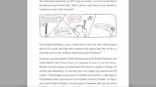 LTI systems Impulse function and the Convolution Integral