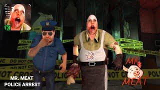 Mr Meat Police Arrest Ending full gameplay Horror 2024 Escape Part 2 #mrmeat
