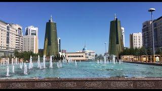 The Capital of Kazakhstan - Nur-Sultan Astana in summer 4k