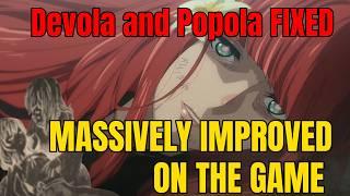 Devola and Popola MASSIVELY EXTENDED   Nier Automata Episode 22 Reaction Explained Anime vs Game