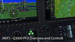 MSFS - G3000 PFD Overview and Controls