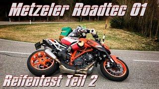 Metzeler Roadtec 01  Tourensportreifen nach 4 Wochen an Verschleissgrenze  KurvenradiusTV