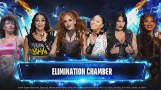 WWE 2K24 WOMENS ELIMINATION CHAMBER MATCH