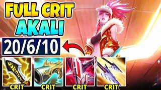 FULL CRIT AKALI INSTANT EXECUTE - League of Legends