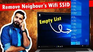 Removing a Neighbors Wi-Fi from Your PC