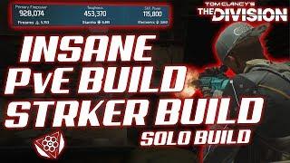 THE DIVISION - INSANE PVE BUILD 1.8 - BEST SOLO BUILD Striker Gear Set